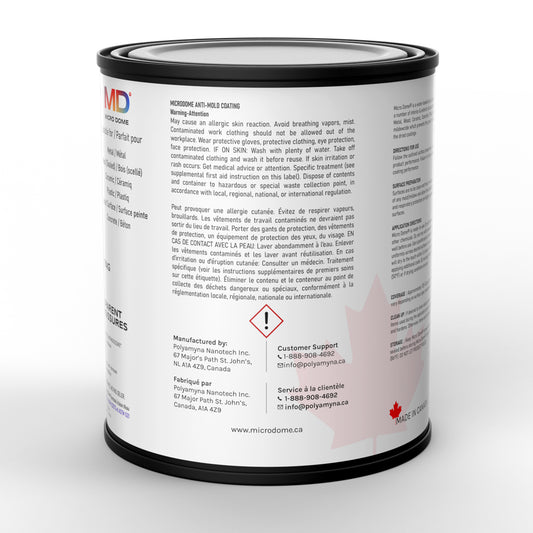 MICRO DOME® MOLD RESISTANT TRANSPARENT COATING